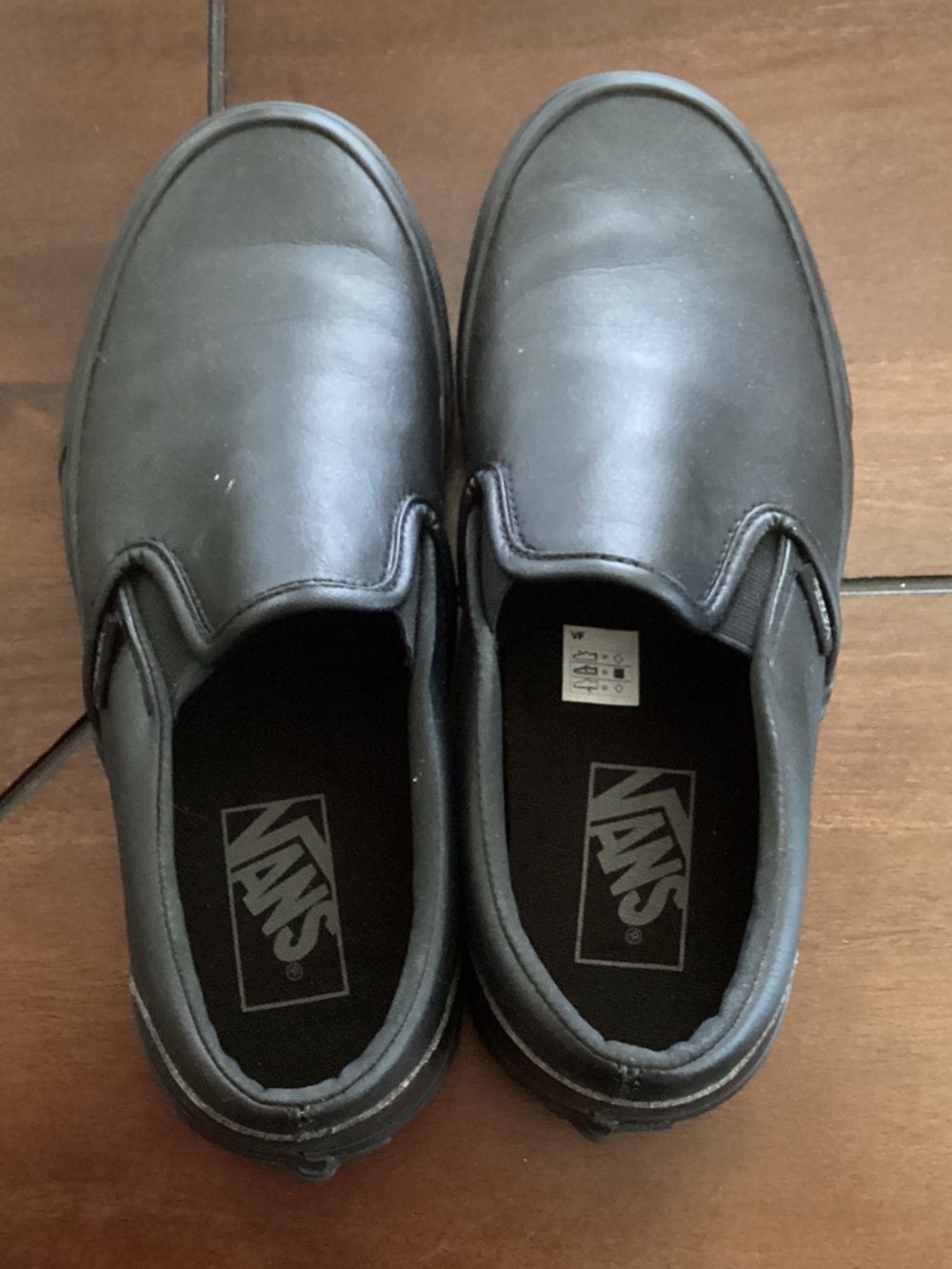 Vans Unisex Slip-On Loafers in Charcoal Black